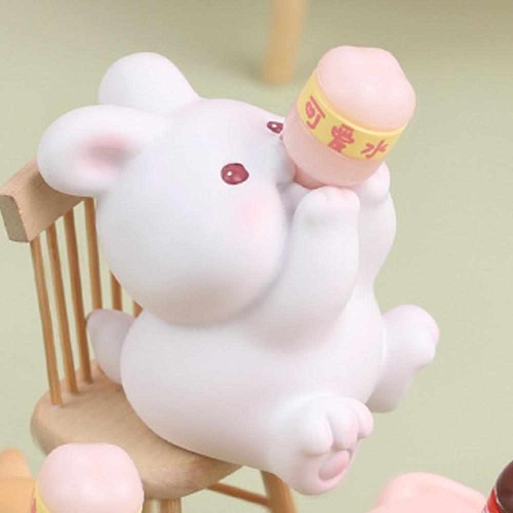 Small Size Mini Animal Figurine Resin Animal Cake Topper Unique Cute Animal Ornament Car Interior