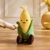 Pet Toys To Reduce Anxiety Plush Corn Dog Toy, Squeaky Stuffed Chew Durable Shaped Toy Soft Puppy Teething for Small Medium Dogs