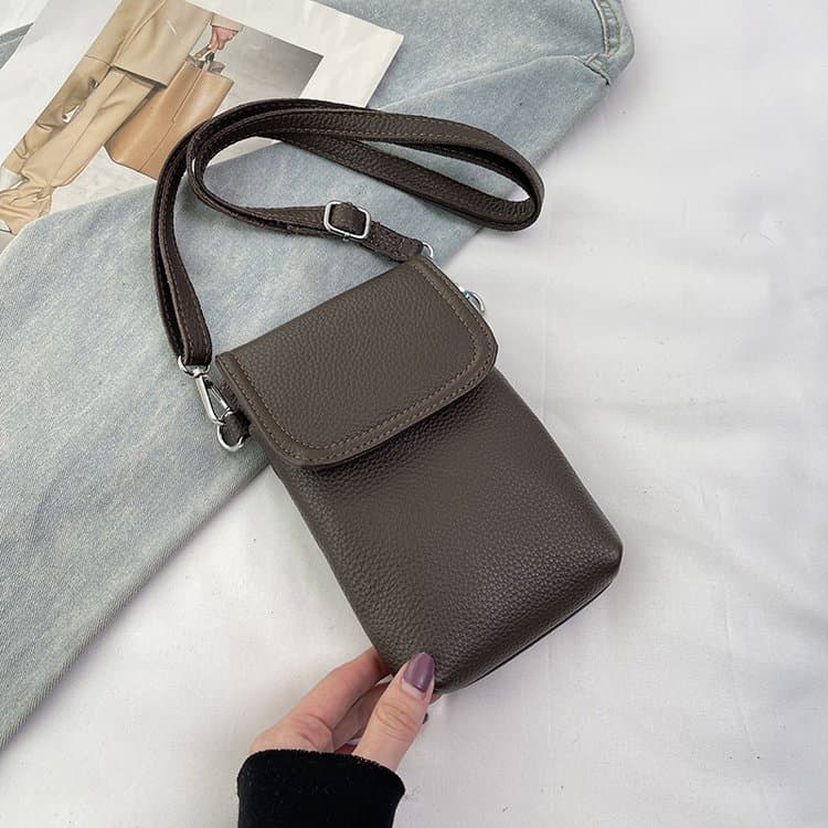 Lychee pattern mini mobile phone bag female messenger bag
