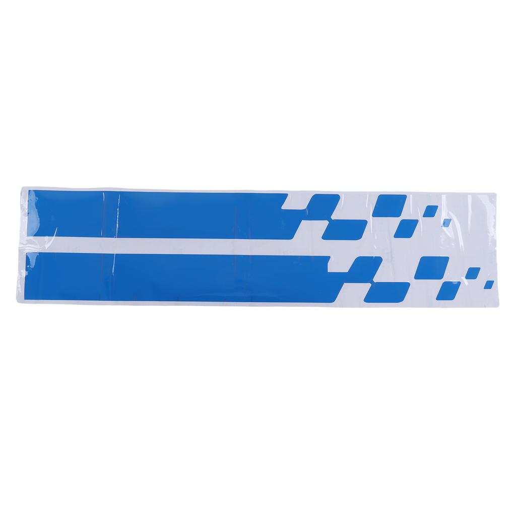 2pcs Car Hood Cover Sticker Vinyl Auto Bonnet Stripe Stickers Universal for Cars 90 X 9cm 35.4 X 3.5in Blue