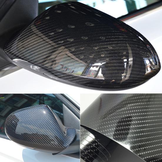 Tint Film Glossy Carbon Fiber Pattern Auto Accessories Premium Vinyl Car Wrap Sticker for SUV