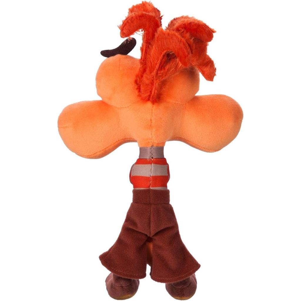 Disney Pixar Inside Out 2 Anxiety Plush Toy 30cm Orange Stuffed Doll with Jibbitz Charm Collectible Gift for Kids