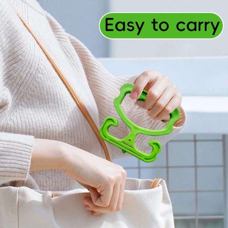 Plastic Grocery Bag Hanger With Quick Setups Designs For Shopping Carts Strollers Door