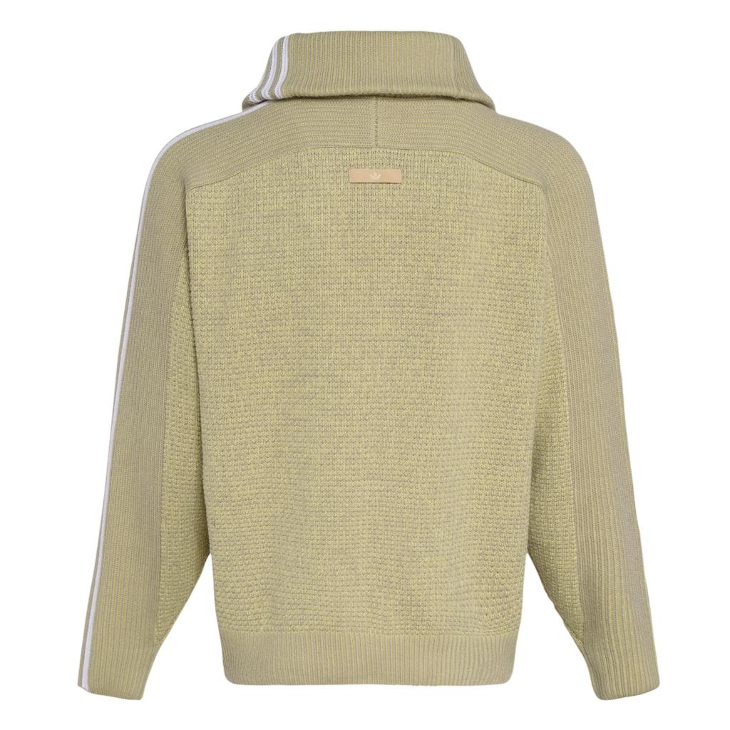 Adidas Originals Premium 3S Knitwear Sweatshirt Half-Zip Sports Knit Sweater Unisex Sweatshirt KS5341