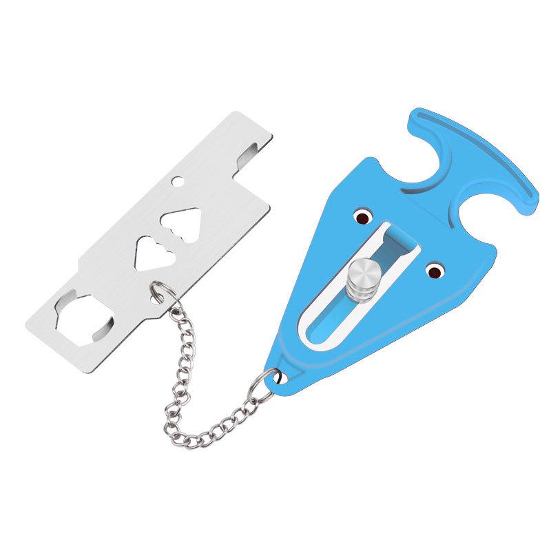 Tragbares Diebstahlschutz-Türschloss & Türstopper-Riegel