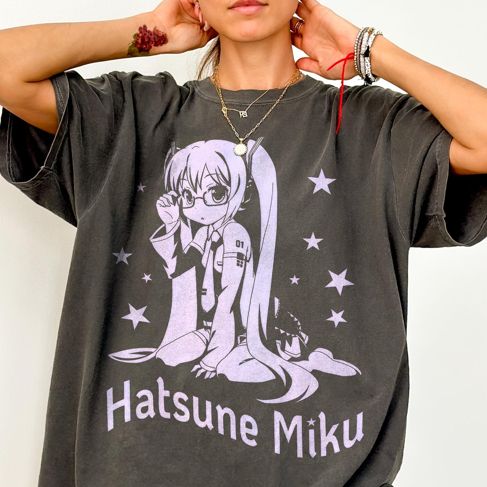 Comfort Colors® Hatsune Miku Shirt – Vocaloid Anime Tshirt,Hatsune Miku Merch,Vocaloid Sweatshirt L
