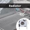 Laptop CPU Cooling Fan Compatibles With Most Models Low Noise Operating Metal Fan for M7600 N7600 M6500 Radaitor GPU Fan