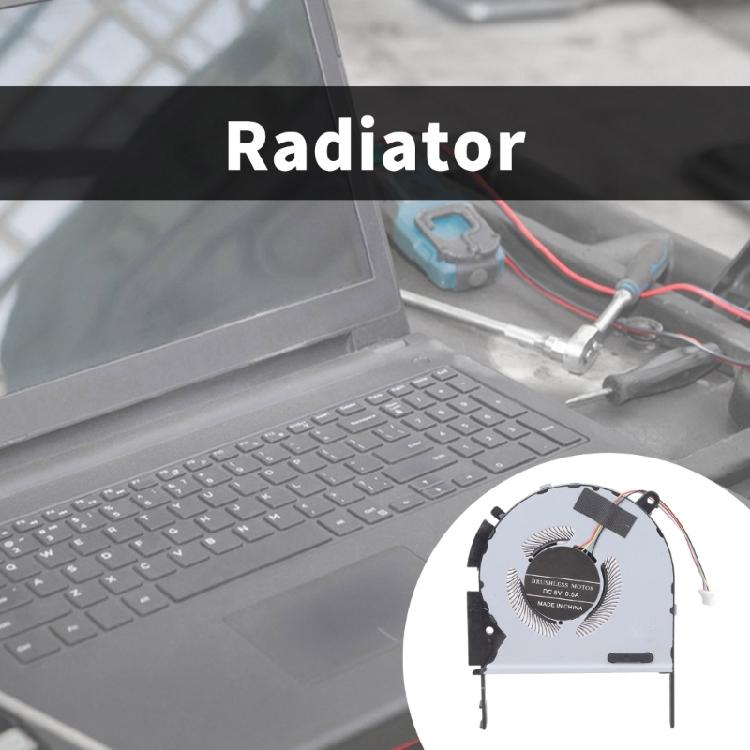 Laptop CPU Cooling Fan Compatibles With Most Models Low Noise Operating Metal Fan for M7600 N7600 M6500 Radaitor GPU Fan
