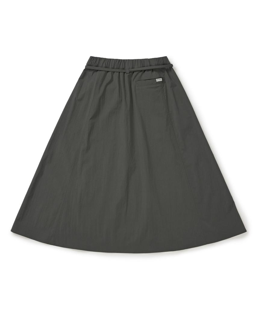 SNOWPEAK APPAREL Root Flare Long Skirt (S26Mwrsk61) Rustic Khaki