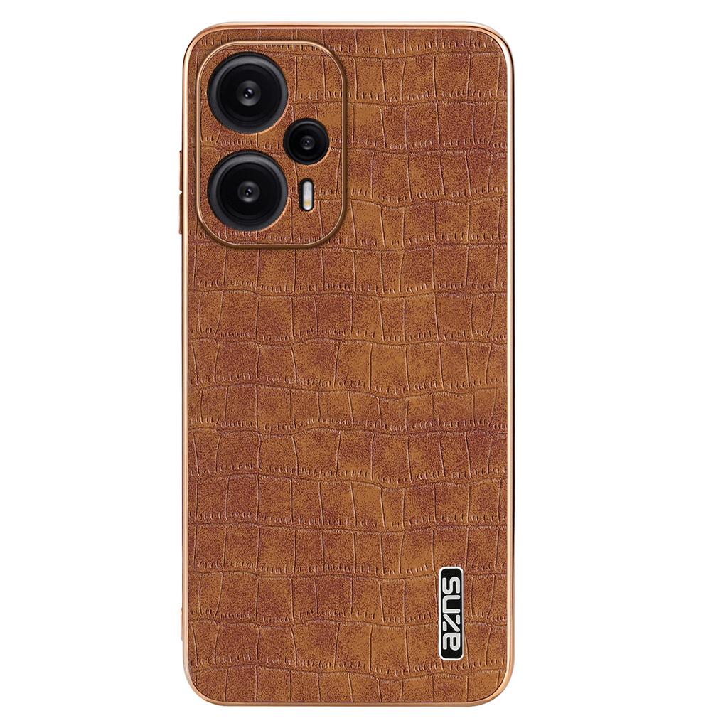 For Xiaomi Redmi Note 12 Turbo/Poco F5 5G Case Electroplating PU+TPU Phone Cover