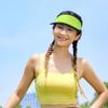 Sun Protection Sunscreen Sun Hat Adjustable Tennis Hat Beach Hat Empty Top Cap  Running Travel