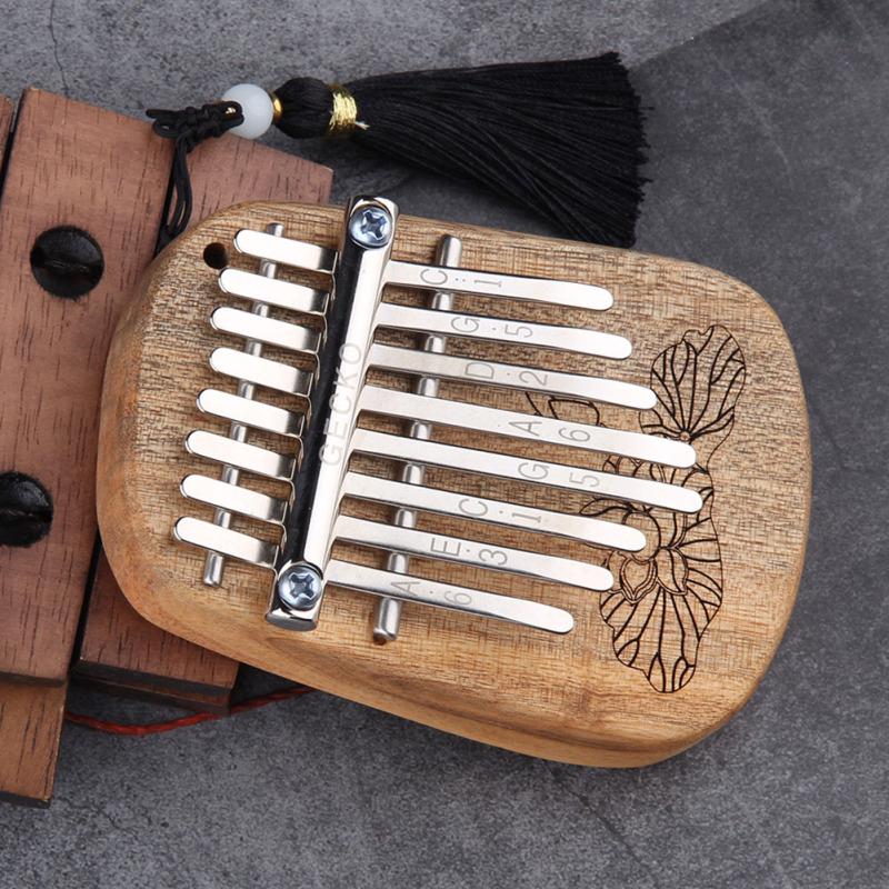 Kalimba 8 Clés Gecko - Mini Mbira Professionnelle, Piano à Pouce Kalimba 8 Clés Gecko - Mini Mbira Professionnelle, Piano à Pouce