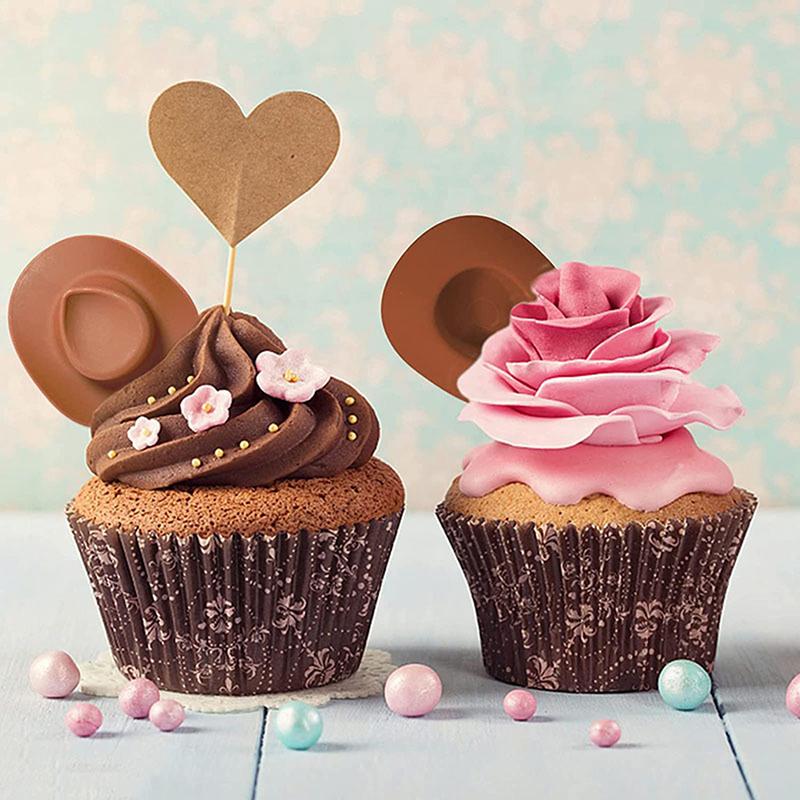 10Pcs Mini Cowboy Hats Bachelorette Party Favors Birthday Wedding Hen Do Accessories Doll Hats Shooter Toppers