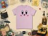 Kirby T-Shirt | Cute Kawaii Gaming Tee | Retro Gamer Shirt | Minimalist Character Face Design | Kawaii Tee | Gift Idea for Gamer