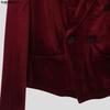 INCERUN Winter Autumn Men Peak Lapel Long Sleeve Velvet Blazer Long Pants Casual Outfits Two Piece Sets