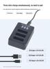 NB13L Triple Charger for Canon G7X Mark II/III, G5X, G9X, SX720/730/740 Cameras