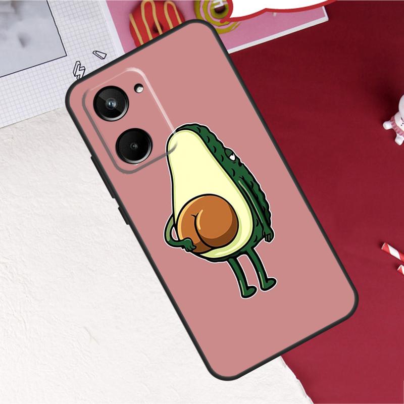 Cute Avocado Fruits For Realme GT7 Pro 15 10 11 12 13 14 Pro Plus C67 C65 C63 C61 C55 C53 C51 C35 C75 C71 Case