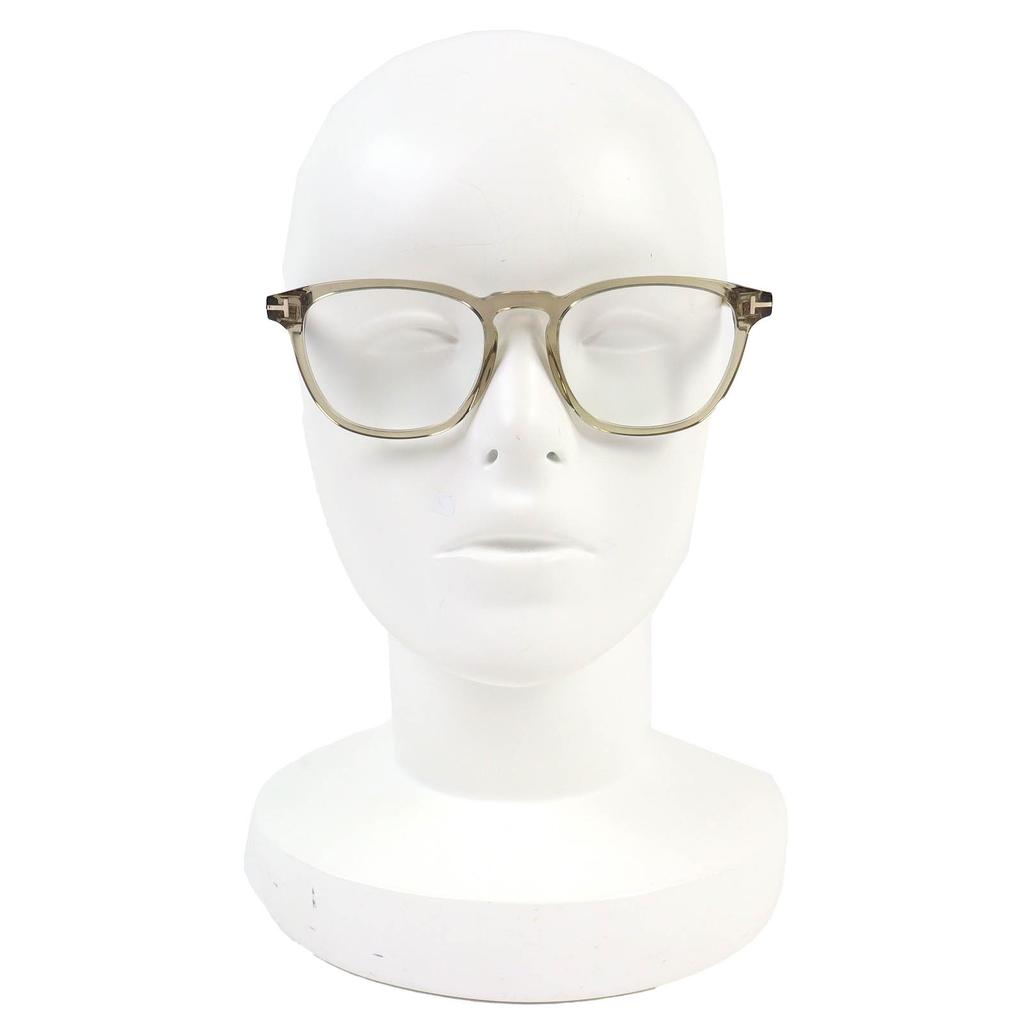 Great TOM FORD Glasses Tortoiseshell Pattern Wellington Clearbrown mens TF5890-B Used