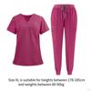 Women Scrub Uniform Set Jogging Cloth Top and Jogger Pants for Yoga Pet Grooming