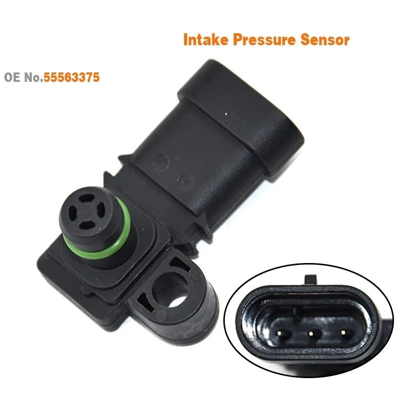 Manifold Pressure (MAP) Sensor [3 Pins] Compatible with Chevrolet Cruze 2010-2016, 1.8L, Replace# 5WK96820Z, 5WK9682U