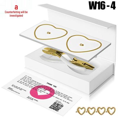 Braccialetto per Coppia WeLocked più Venduto 2026: Set Fai da Te Chiusura a Lucchetto Eterno in Argento Sterling 925 W16-4