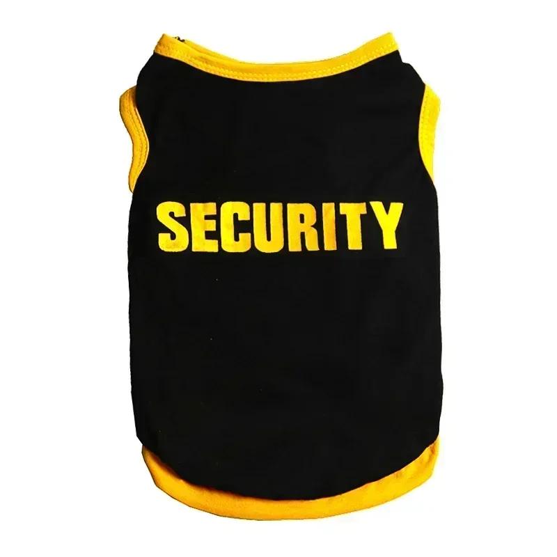 

Security Cat Clothes Pet Cat Coats Vest Puppy T-Shirt Outfit Warm Pet Clothing Rabbit Animals Pet Costume for Small Dogs (yellow,XS) жёлтый