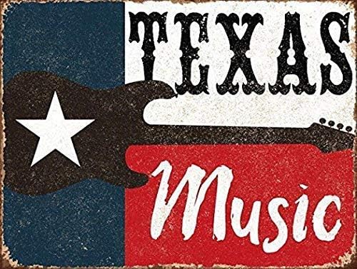 

Wisesign Wall Decor Tin Sign Texas Music Vintage es Novelty Metal SignsAluminum 20x30cm（7.8x11.8inch）