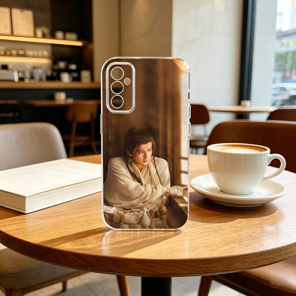 Pursuit of Jade ZHANG LING HE Phone Case Transparent Silicone Soft For SamsungA10,12,20,21S,30,31,40,50,51,52,70,71