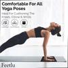 Skládací podložka pod kolena na jógu, polštářek, cvičební koleno, zmírňuje bolest při józe a cvičení, extra silná podložka, podpora pro a fitness cvičení, podložka,