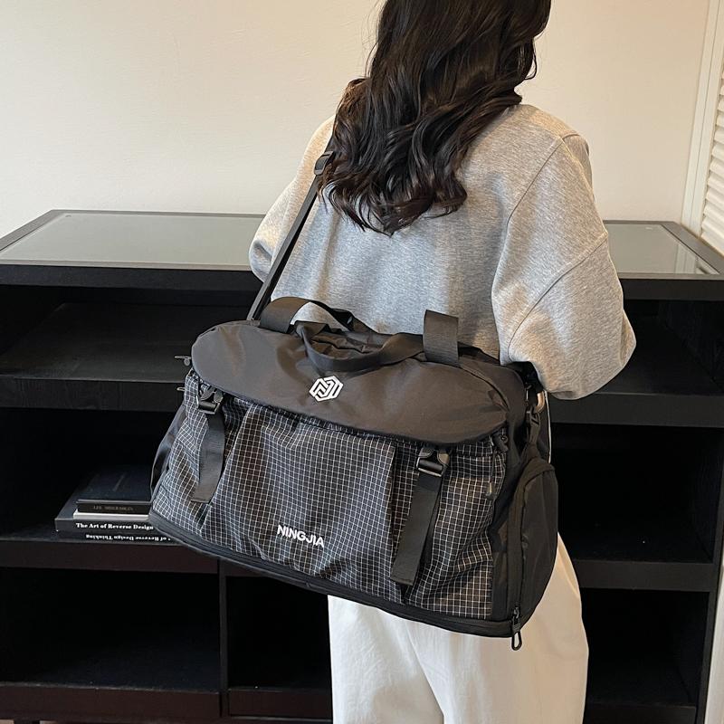 Short Distance Travel Bag Men Women Large Capacity Hand Luggage Bag Sports Fitness Bag
