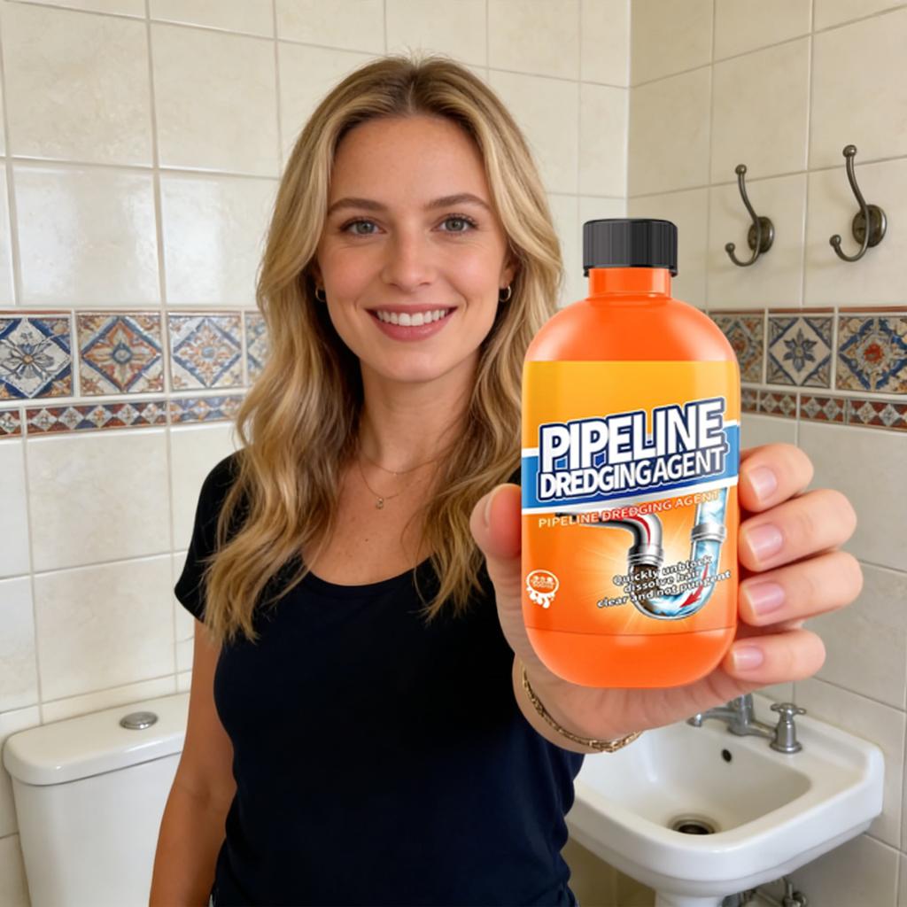 Potente Polvere Disotturante Per Lavandini, Scarichi, Cucina E WC, Disottura Rapidamente E Riduce Gli Odori. 500ml