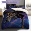 How To Train Your Dragon Pattern Bedding Quilt Set Home Decoration Gift (1 * Duvet Cover + 2 * Pillowcase Without Core)