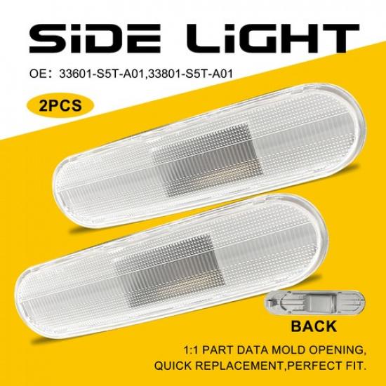 For Honda 02-05 Civic Si EP3 3DR Front or Rear Side Marker Parking Light Housing