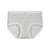 Women Mid Waist Antibacterial Full Cotton Crotch Breathable Seamless Triangle Underwear