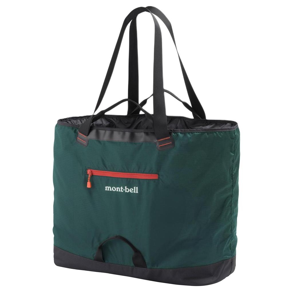 MONTBELL 60L Portable Large Capacity Nylon Tote Bag Medium Unisex Couple Dark Green