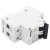 2P Miniature Circuit Breaker DIN Rail Mount Disconnect Switch for Solar System DC12‑400V AC90‑400V 3