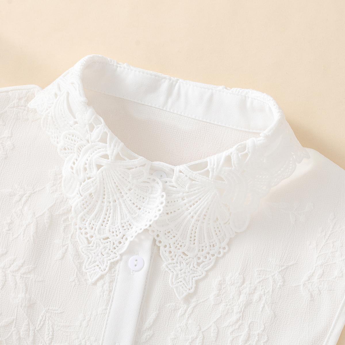 

Женская мода воротник павлиний хвост жаккардовый воротник имитация воротника персонализированный декоративный воротник многослойный полурубашка стиль имитация воротника