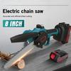 8Inches 288Vf Electric Chain Saw Cordless Chainsaw Woodworking Pruning ChainSaw One-handed Garden Logging Power Tool