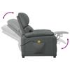 Vidaxl Armchair With Massage, Dark Gray, Fabric