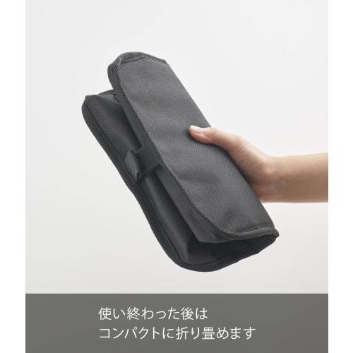 Yamazaki Tower Washable Lunch Bag, Black, Fits Supermarket and Convenience Store Lunches, W51 X D25 X H18cm (excluding Handles), Insulates for Heat an