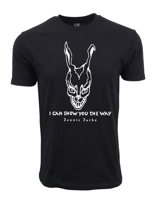 Donnie Darko graphic t-shirt, I Can Show You the Way tee, black movie shirt XXXXL