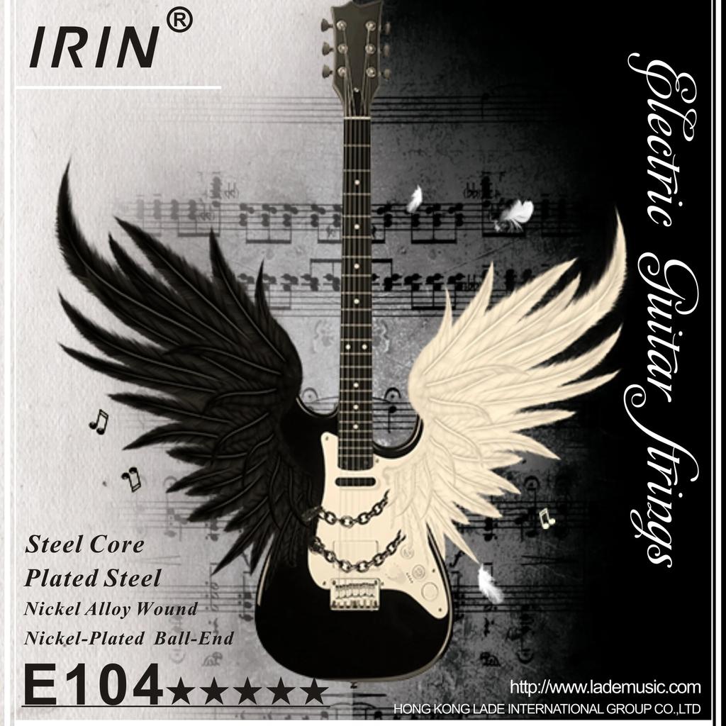 IRIN Electric Guitar Strings Stainless Steel Wire Copper Alloy Wound Nickel Plated Strings Stringsl Instrument Parts Accessories