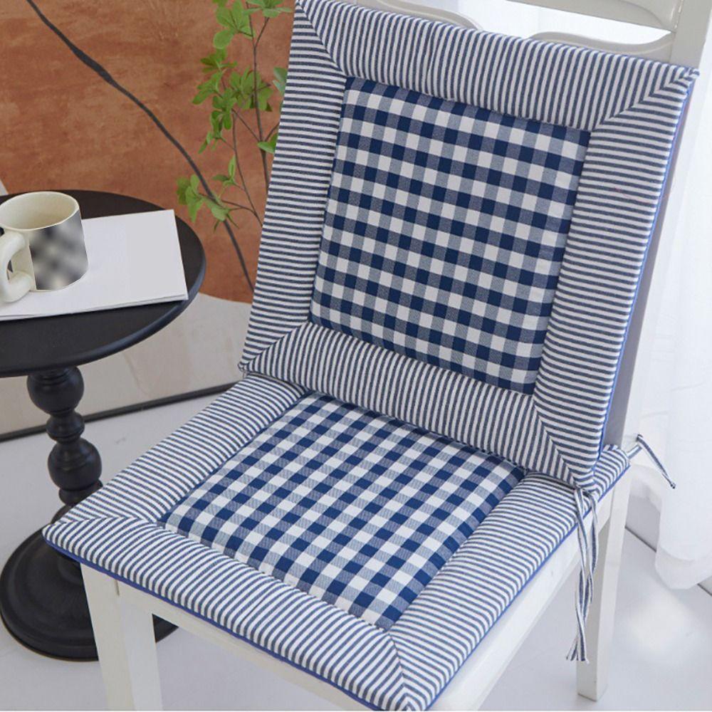 Checkered Chair Cushion Soft Seat Cushion Durable Chair Pad
