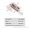 Aubon Universal Floor Bolt Door Lock