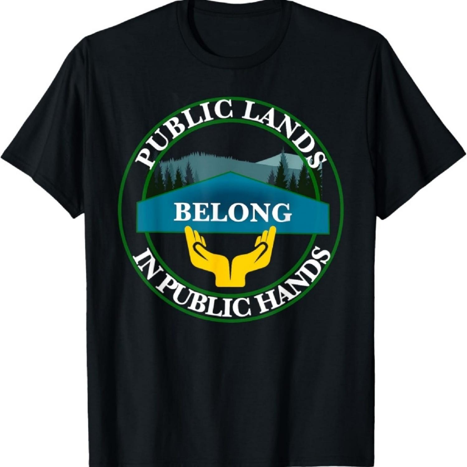 

Public Lands Belong In Public Hands T Shirt XXXXXL чёрный