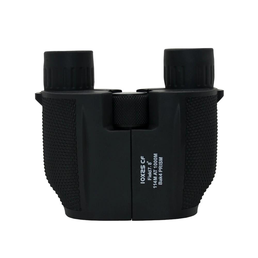Free Shipping High Times 10X25 HD All-optical Green Film Waterproof Binoculars Telescope for Tourism Binoculars Hot Selling