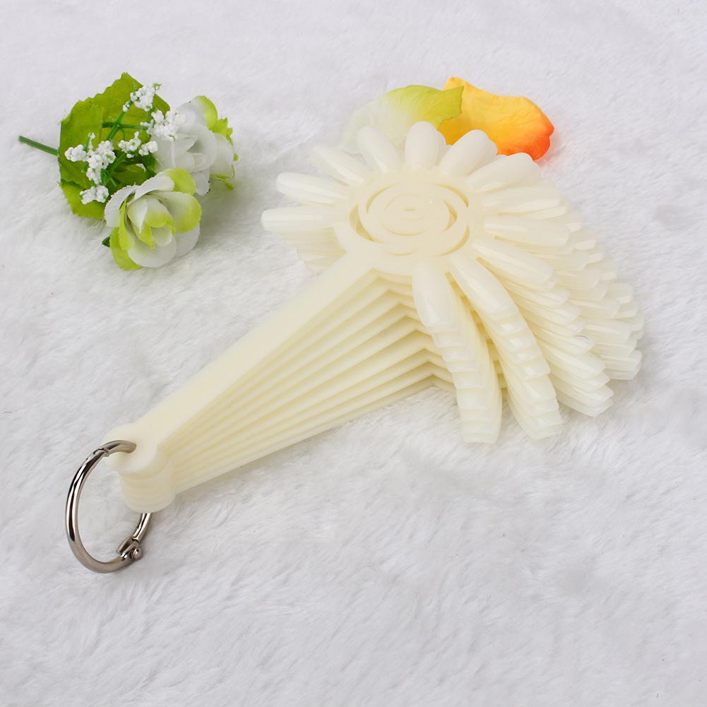 Nail Polish Gel Practice Sticks Fan Rosette Board False Nail Art Tip Display