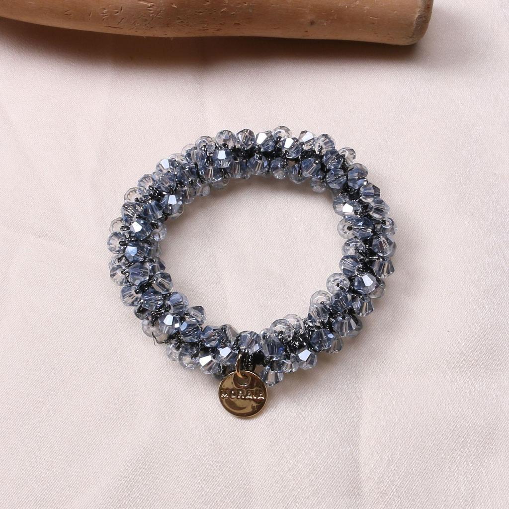 Koreanische einfache Perle elastische Haarbänder Frauen elegante Haar Seil Krawatten Mädchen Kopfbedeckungen Haar-Accessoires