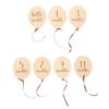 Monthly Balloons, Wooden Party Supplies, Photo Props, Toddlers, Boys,