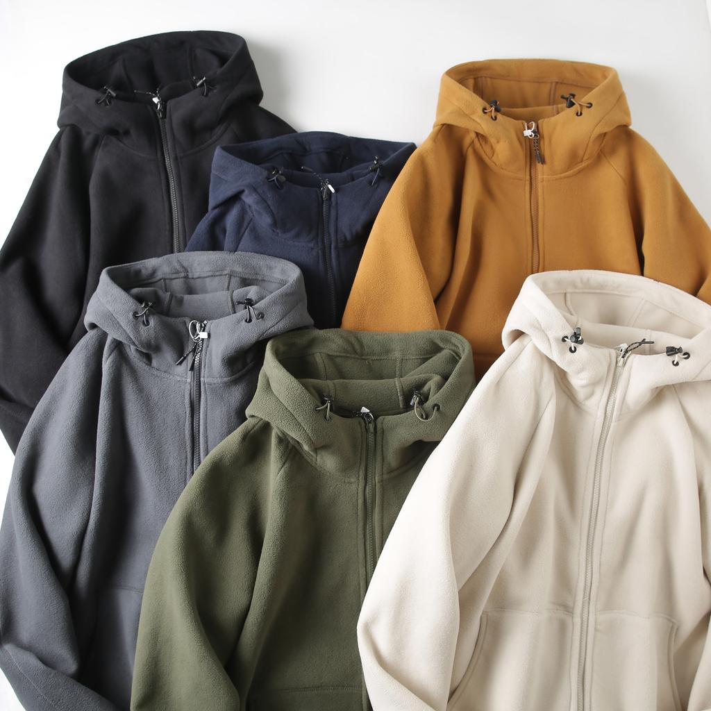 Autumn Winter  Sports Thick Warm Fleece Hoodie Men's Casual Comfortable Coat
